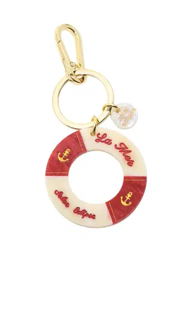 Solar Eclipse Hand-painted Lifesaver Bag Charm & Keychain | Thumbnail 1 Solar Eclipse Hand-painted Lifesaver Bag Charm & Keychain | Thumbnail 1