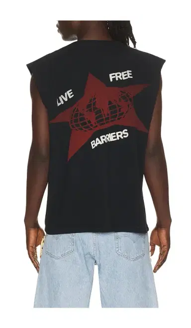 Barriers Worldwide Fist Sleeveless Tee | Thumbnail 2 Barriers Worldwide Fist Sleeveless Tee | Thumbnail 2
