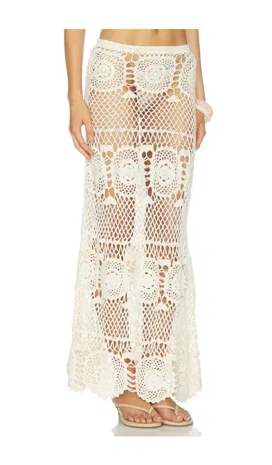 Indah Allegra Solid Flower Maxi Skirt | Thumbnail 2 Indah Allegra Solid Flower Maxi Skirt | Thumbnail 2