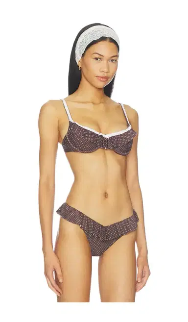 WeWoreWhat Lace Ruffle Bandeau Top | Thumbnail 2 WeWoreWhat Lace Ruffle Bandeau Top | Thumbnail 2