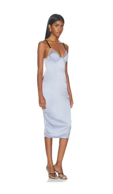 Fleur du Mal Bebe Midi Slip Dress | Thumbnail 2 Fleur du Mal Bebe Midi Slip Dress | Thumbnail 2