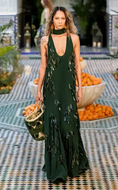 ALÉMAIS Ophira Sequined Georgette Gown | Thumbnail 1 ALÉMAIS Ophira Sequined Georgette Gown | Thumbnail 1