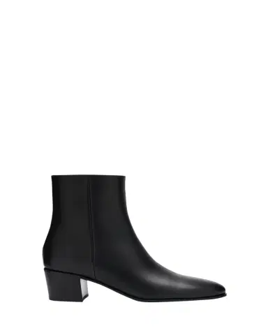 Gianvito Rossi Glove Leather Block-Heel Booties | Thumbnail 1 Gianvito Rossi Glove Leather Block-Heel Booties | Thumbnail 1