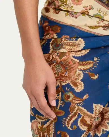 Zimmermann Printed Cotton Pareo Coverup | Thumbnail 5 Zimmermann Printed Cotton Pareo Coverup | Thumbnail 5
