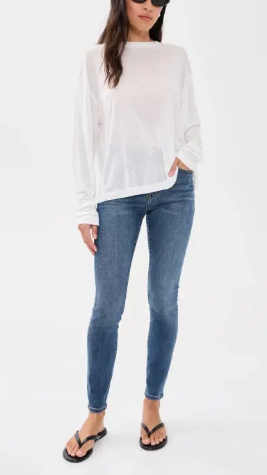 Good American Good Legs Skinny Jeans Blue4 | Thumbnail 5 Good American Good Legs Skinny Jeans Blue4 | Thumbnail 5