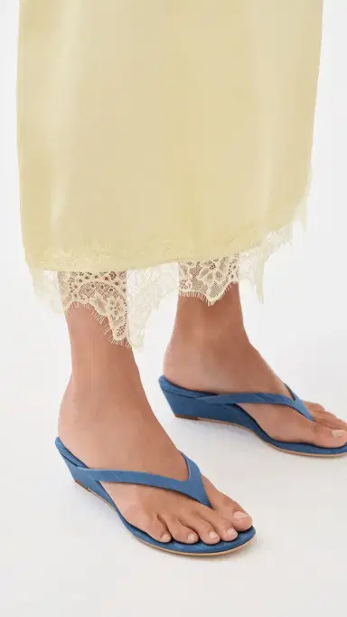 Christopher Esber Scala Moire Wedges Denim 39 | Thumbnail 3 Christopher Esber Scala Moire Wedges Denim 39 | Thumbnail 3