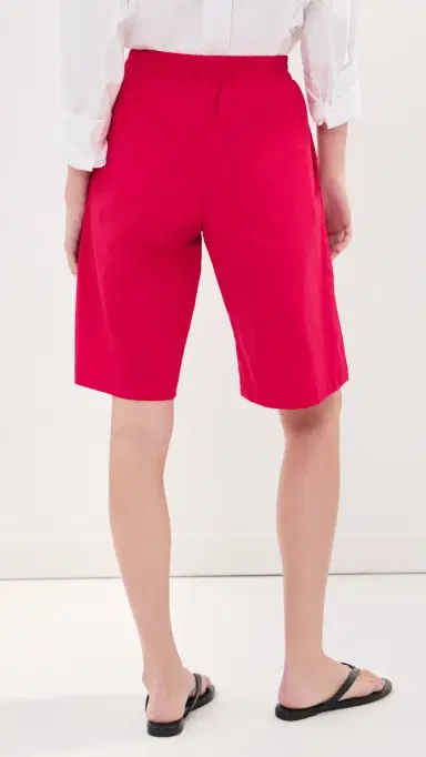 LE BOP Frances Bermuda Shorts Red | Thumbnail 3 LE BOP Frances Bermuda Shorts Red | Thumbnail 3