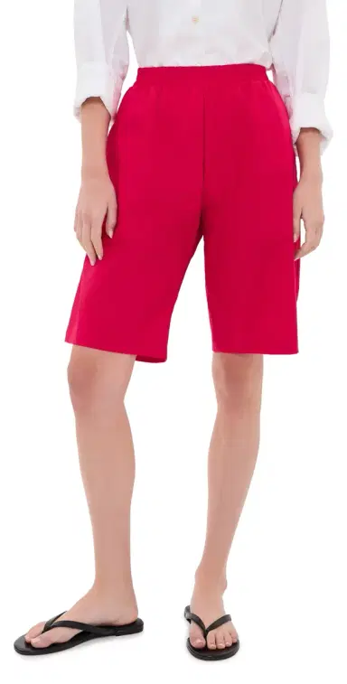 LE BOP Frances Bermuda Shorts Red | Thumbnail 1 LE BOP Frances Bermuda Shorts Red | Thumbnail 1