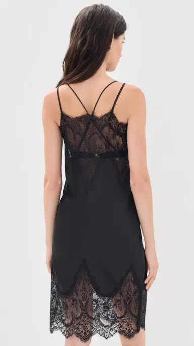 Norma Kamali Bias Slip Dress with ace Black | Thumbnail 3 Norma Kamali Bias Slip Dress with ace Black | Thumbnail 3