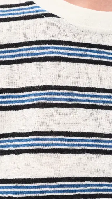 VRG GRL Willow Tee Blue tripe | Thumbnail 6 VRG GRL Willow Tee Blue tripe | Thumbnail 6