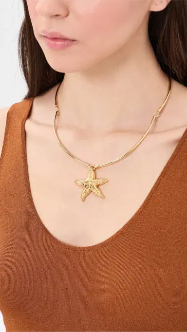 Lele Sadoughi Starfish Collar Necklace | Thumbnail 3 Lele Sadoughi Starfish Collar Necklace | Thumbnail 3