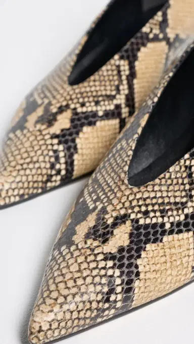 aeyde Clara Snake Print Leather Pumps Hazelnut | Thumbnail 6 aeyde Clara Snake Print Leather Pumps Hazelnut | Thumbnail 6