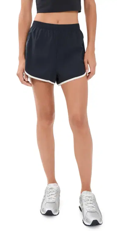 Splits59 Megan Run horts Black/Creme | Thumbnail 1 Splits59 Megan Run horts Black/Creme | Thumbnail 1