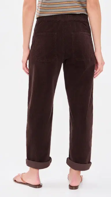 DAZE Villa Corduroy Barrel Pants Chocolate 27 | Thumbnail 3 DAZE Villa Corduroy Barrel Pants Chocolate 27 | Thumbnail 3