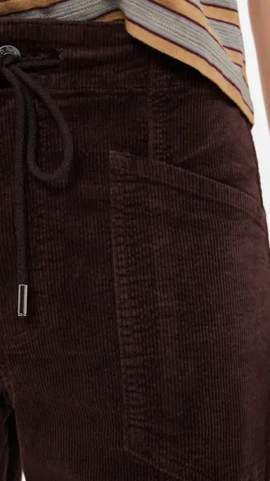 DAZE Villa Corduroy Barrel Pants Chocolate 27 | Thumbnail 6 DAZE Villa Corduroy Barrel Pants Chocolate 27 | Thumbnail 6