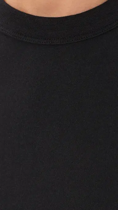 Good American The Cap Sleeve Tee Black001 | Thumbnail 6 Good American The Cap Sleeve Tee Black001 | Thumbnail 6