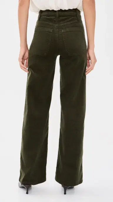 Frame Le Slim Palazzo Modernist Pants Rich Military | Thumbnail 3 Frame Le Slim Palazzo Modernist Pants Rich Military | Thumbnail 3