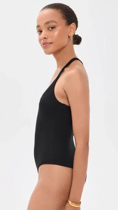 L'AGENCE Wrenna Racerback Thong Bodysuit Black | Thumbnail 4 L'AGENCE Wrenna Racerback Thong Bodysuit Black | Thumbnail 4