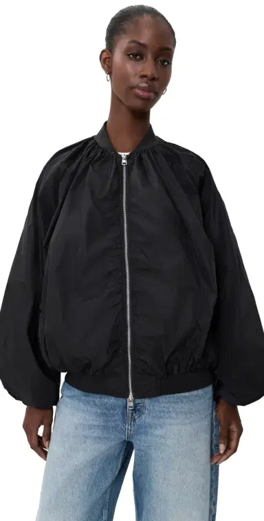 AGOLDE Raffi Bomber Jacket Black | Thumbnail 1 AGOLDE Raffi Bomber Jacket Black | Thumbnail 1