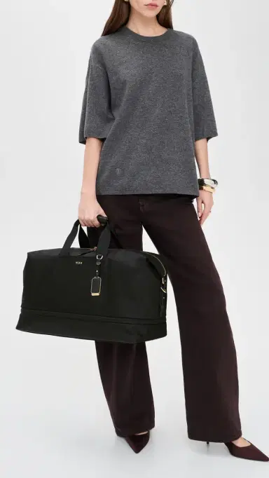 TUMI Rhys Expandable Duffel Black/Gold | Thumbnail 3 TUMI Rhys Expandable Duffel Black/Gold | Thumbnail 3