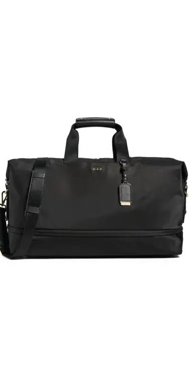 TUMI Rhys Expandable Duffel Black/Gold | Thumbnail 1 TUMI Rhys Expandable Duffel Black/Gold | Thumbnail 1