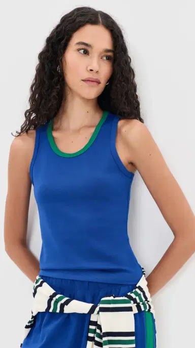 DANZY Ponte Track Tank Royal Blue S | Thumbnail 2 DANZY Ponte Track Tank Royal Blue S | Thumbnail 2