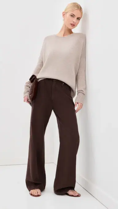 Lisa Yang Mila Cashmere Sweater Sand | Thumbnail 5 Lisa Yang Mila Cashmere Sweater Sand | Thumbnail 5