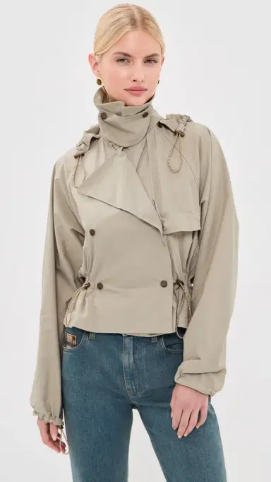 Burberry Rosewin Jacket Saltmarsh Beige | Thumbnail 2 Burberry Rosewin Jacket Saltmarsh Beige | Thumbnail 2