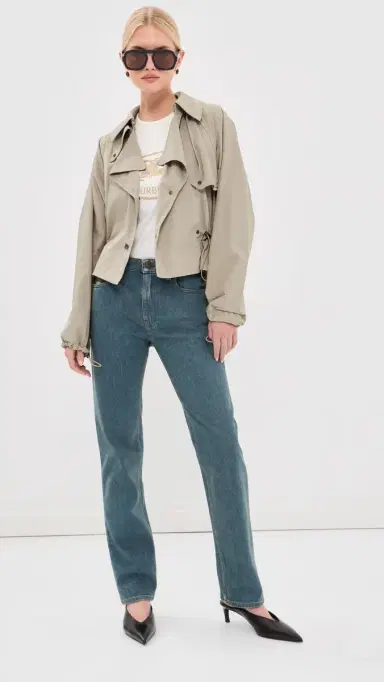 Burberry Rosewin Jacket Saltmarsh Beige | Thumbnail 5 Burberry Rosewin Jacket Saltmarsh Beige | Thumbnail 5