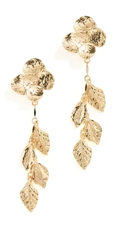 SHASHI Louise Earrings Gold One Size | Thumbnail 1 SHASHI Louise Earrings Gold One Size | Thumbnail 1
