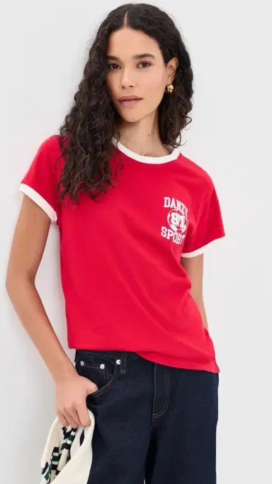 DANZY Vintage Fit tyle occer Jersey Red | Thumbnail 2 DANZY Vintage Fit tyle occer Jersey Red | Thumbnail 2