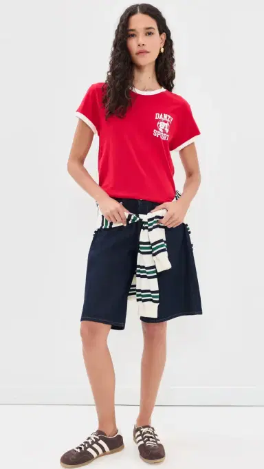 DANZY Vintage Fit tyle occer Jersey Red | Thumbnail 5 DANZY Vintage Fit tyle occer Jersey Red | Thumbnail 5