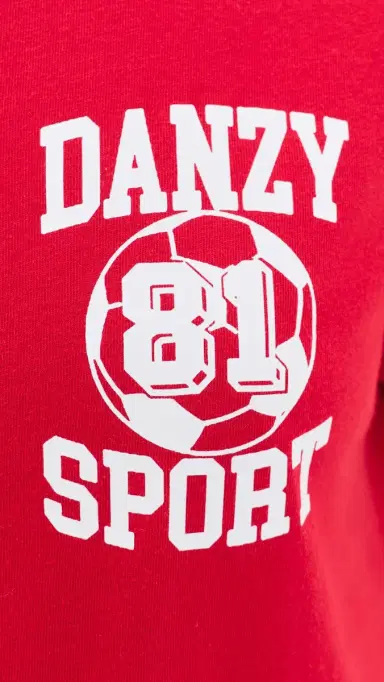 DANZY Vintage Fit tyle occer Jersey Red | Thumbnail 6 DANZY Vintage Fit tyle occer Jersey Red | Thumbnail 6