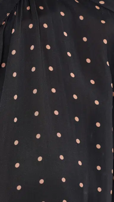 Natalie Martin Collection B Dress Petite Polka Dot Black & Tan | Thumbnail 6 Natalie Martin Collection B Dress Petite Polka Dot Black & Tan | Thumbnail 6