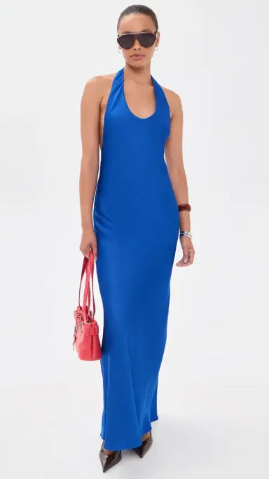 LIONESS Bare Maxi Dress Royal Blue | Thumbnail 5 LIONESS Bare Maxi Dress Royal Blue | Thumbnail 5