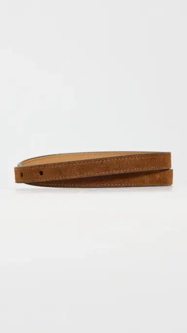 Tory Burch Suede Romy Belt Caramel / Tiramisu / ilver | Thumbnail 5 Tory Burch Suede Romy Belt Caramel / Tiramisu / ilver | Thumbnail 5