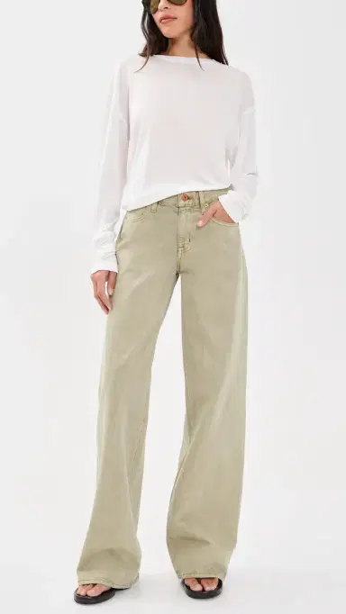 SLVRLAKE Mica Jeans Sand Dune | Thumbnail 5 SLVRLAKE Mica Jeans Sand Dune | Thumbnail 5