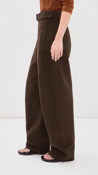 Lemaire Twisted Belted Pants Ristretto | Thumbnail 4 Lemaire Twisted Belted Pants Ristretto | Thumbnail 4