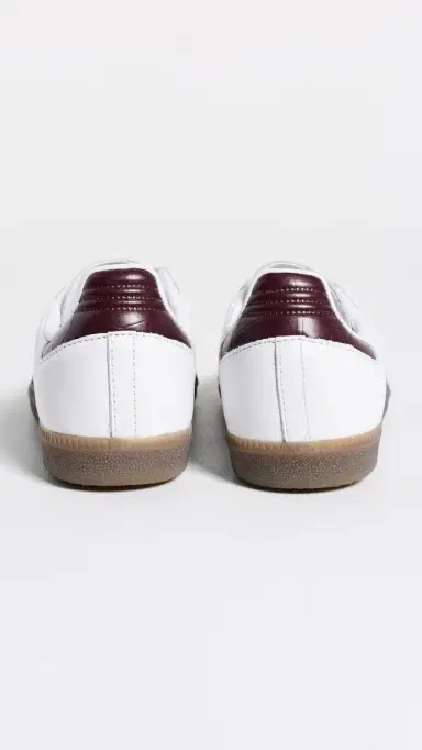 adidas OG Samba Sneakers Ftwr White/Maroon/Gum | Thumbnail 4 adidas OG Samba Sneakers Ftwr White/Maroon/Gum | Thumbnail 4