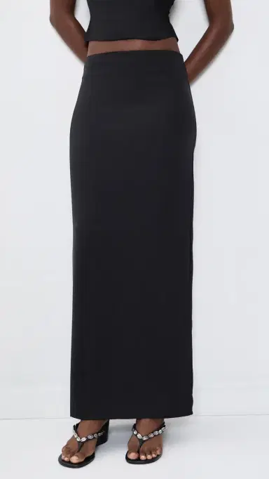 LIONESS Front Row Maxi Skirt Noir | Thumbnail 2 LIONESS Front Row Maxi Skirt Noir | Thumbnail 2