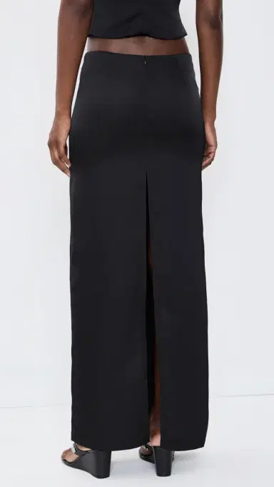 LIONESS Front Row Maxi Skirt Noir | Thumbnail 3 LIONESS Front Row Maxi Skirt Noir | Thumbnail 3