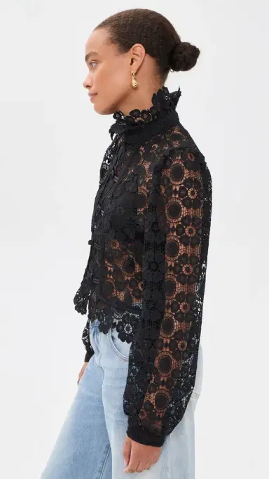 LIONESS Overtime Blouse Noir | Thumbnail 4 LIONESS Overtime Blouse Noir | Thumbnail 4