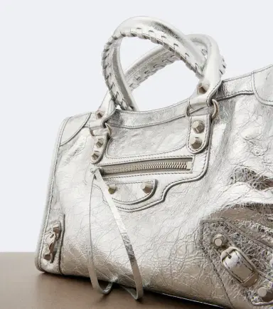 Balenciaga Le City Small metallic leather top-handle bag | Thumbnail 2 Balenciaga Le City Small metallic leather top-handle bag | Thumbnail 2