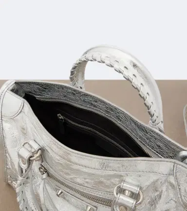 Balenciaga Le City Small metallic leather top-handle bag | Thumbnail 4 Balenciaga Le City Small metallic leather top-handle bag | Thumbnail 4
