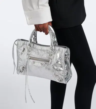 Balenciaga Le City Small metallic leather top-handle bag | Thumbnail 5 Balenciaga Le City Small metallic leather top-handle bag | Thumbnail 5