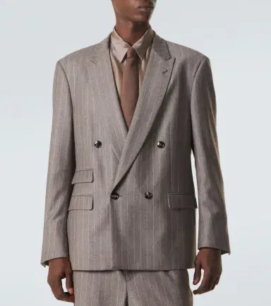 Giorgio Armani Pinstripe virgin wool suit | Thumbnail 3 Giorgio Armani Pinstripe virgin wool suit | Thumbnail 3