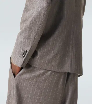 Giorgio Armani Pinstripe virgin wool suit | Thumbnail 7 Giorgio Armani Pinstripe virgin wool suit | Thumbnail 7