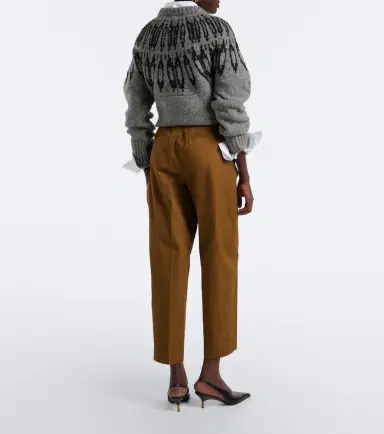 Altuzarra Bix cotton tapered pants | Thumbnail 5 Altuzarra Bix cotton tapered pants | Thumbnail 5