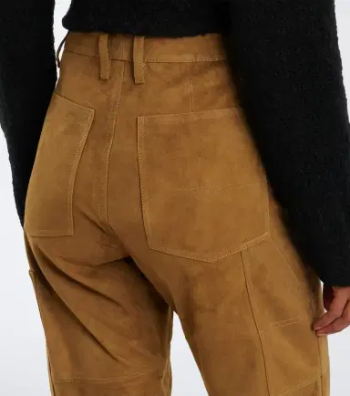 Altuzarra Mills suede straight pants | Thumbnail 2 Altuzarra Mills suede straight pants | Thumbnail 2