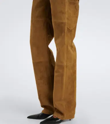 Altuzarra Mills suede straight pants | Thumbnail 6 Altuzarra Mills suede straight pants | Thumbnail 6
